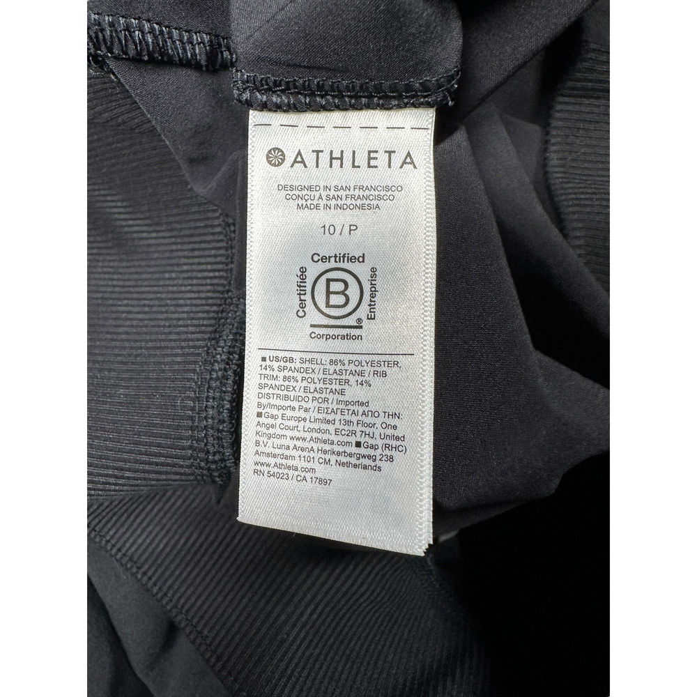 Athleta Brooklyn Jogger 10P Petite Black Lightweight Performance Athleisure - Picture 7 of 9